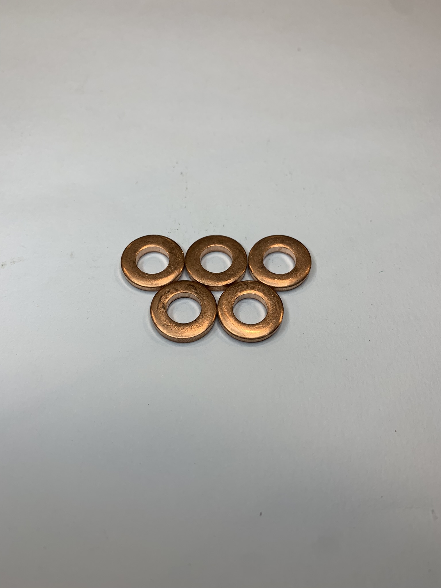 ARRUELA VEDAÇÃO TAMPA CABEÇOTE 7mm DE COBRE BIZ 100/CB300