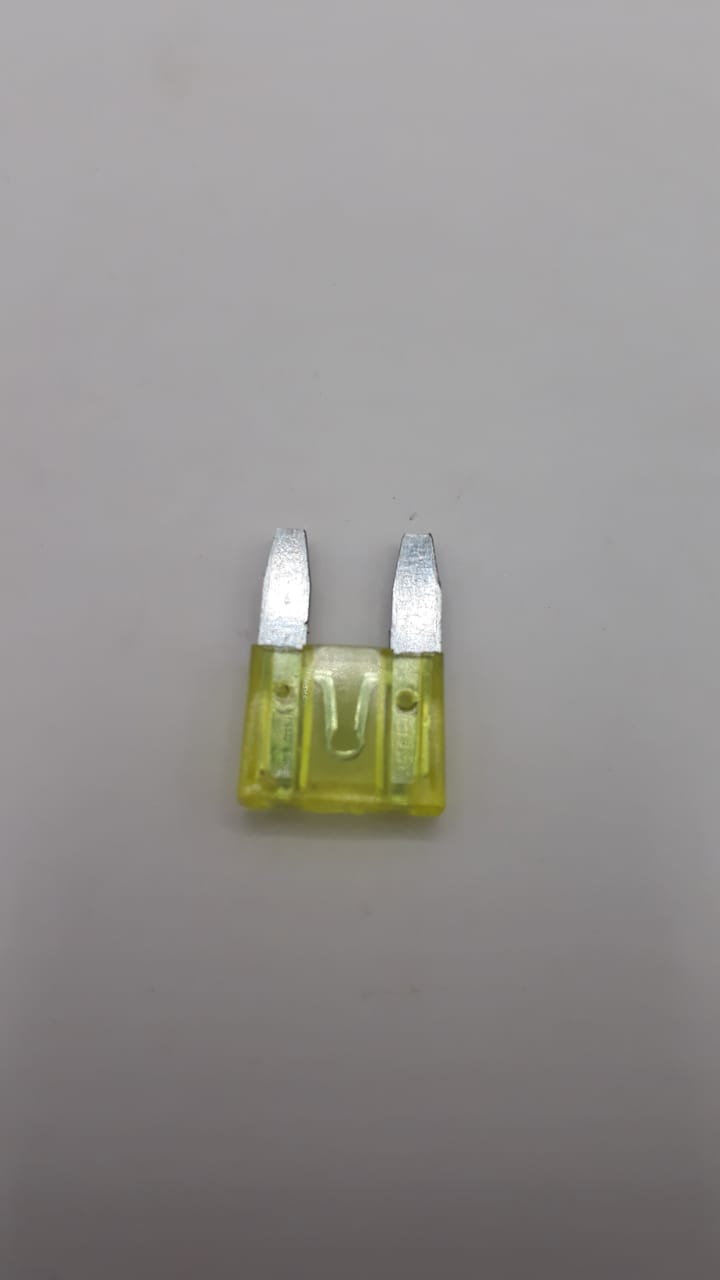 FUSIVEL LAMINA 20A MINI - AMARELO